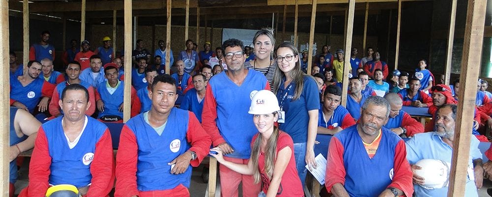 Novembro azul chega ao canteiro de obras da Celi