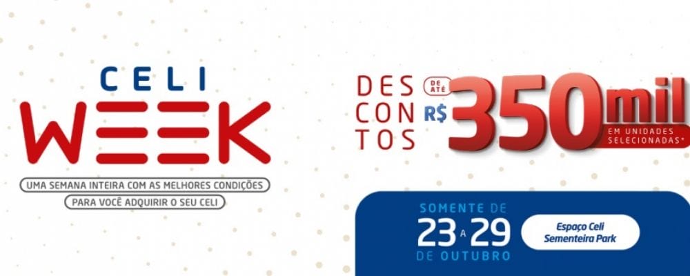 Celi Week de 23 a 29 de outubro